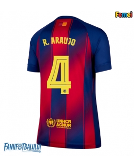 Barcelona Ronald Araujo #4 Tricou Fotbal Replică 2025-26 Femei Acasa